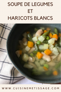 Soupe de Légumes et Haricots Blancs