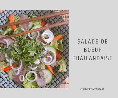 salade boeuf thaïlandaise