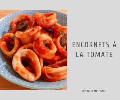 encornets tomate et olive