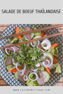 salade boeuf thaïlandaise